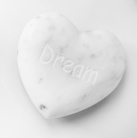 PD PDKR004 Heart Shaped Marble Rock Dream