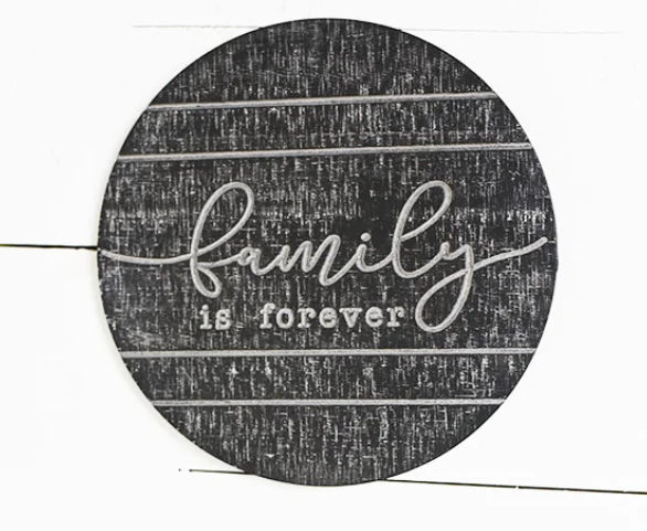 PD HXIN004 11" Round Family Sign