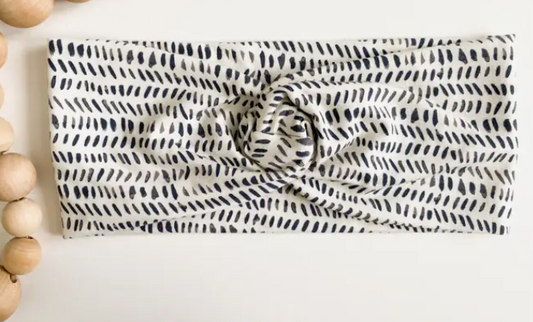 Headband Adult/Teen Charcoal Dash