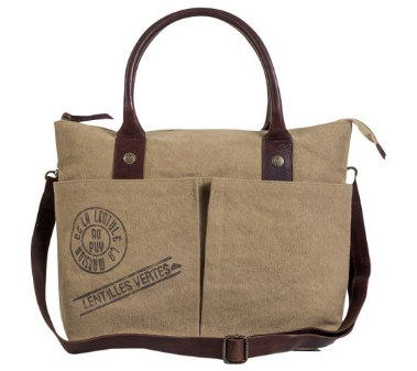 Myra S7529 Lentilles Craftsman Vintage-Look Shoulder Bag