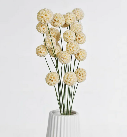 PD PDSS01 White Windball Flower