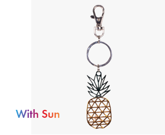 Del Sol Keychain Pineapple