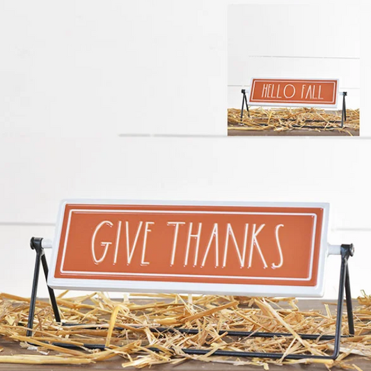 PD HX2114020 FALL / THANKS FLIP SIGN
