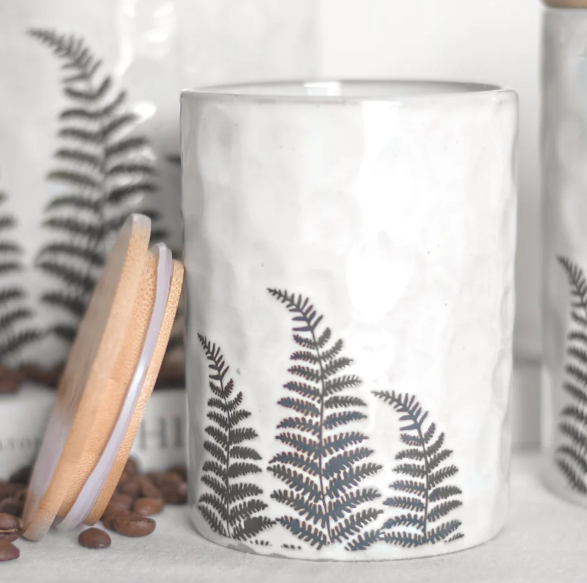 PD PDHF006 Medium FERN PATTERN CANISTER