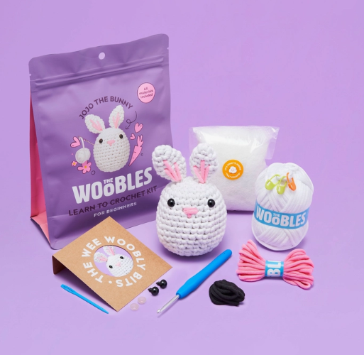 Woobles Jojo The Bunny Learn To Crochet Kit