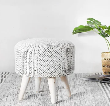PD PDINAB-64 16" BOHO PRINT STOOL