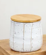 PD PDHP-049 WOOD LIDDED ARTISAN CANISTER SMALL