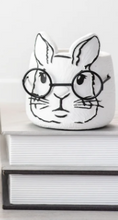 Load image into Gallery viewer, PD PDCP42 EYEGLASS BUNNY PLANTER SMALL
