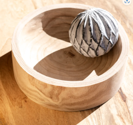 PD PDFY10 8" PAULOWNIA WOOD BOWL