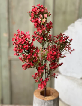 L&V FH7026 Andromeda Buds Spray | 28" | Red
