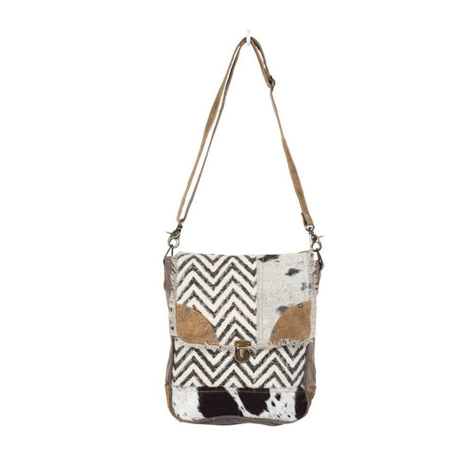 S1370 Myra Rug & Patches Design shoulder bag