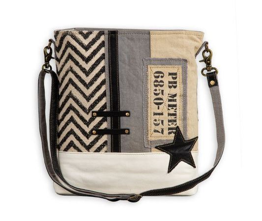 S7929 Myra Globetrotter Patch Shoulder Bag