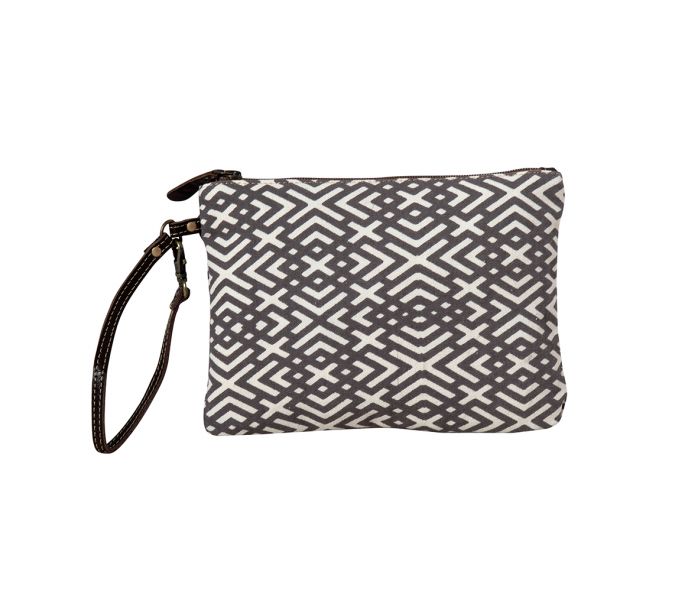 S8378 Myra Terrence Geometric Pouch