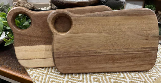 Charcuterie Board Acacia Wood 12"X7" Cutting Board