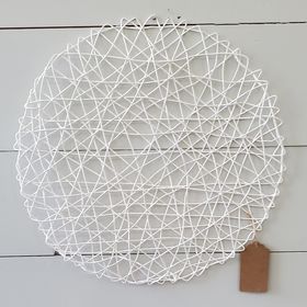 MISC White Woven Placemat