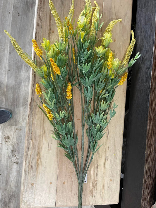 Yellow / Green Tall Greenery Pick