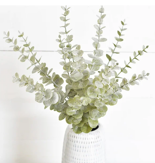 PD PDCH017 Powder Wash Eucalyptus Bundle Greenery 22"