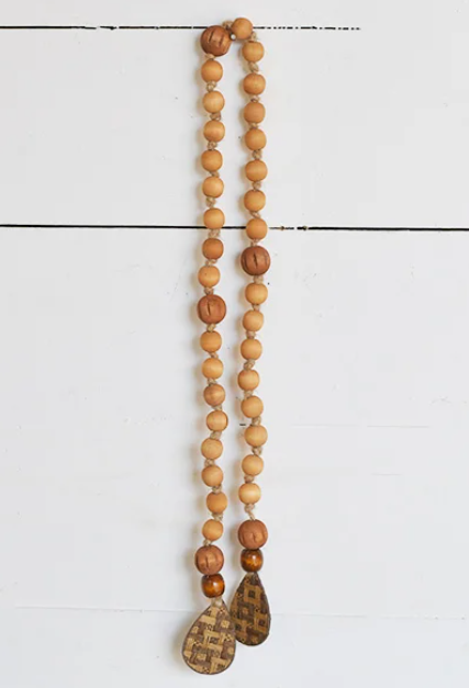 PD PDLA08 35.5" Brown Beads