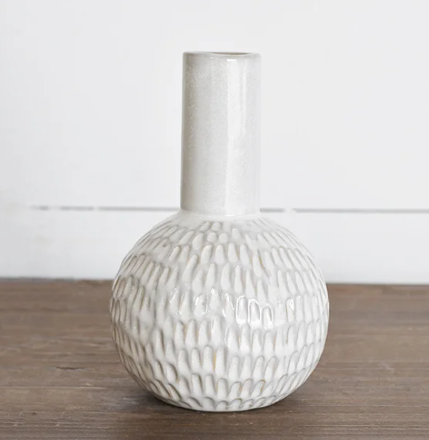 PD HXEF036 Long Neck Texture Vase 5.12"