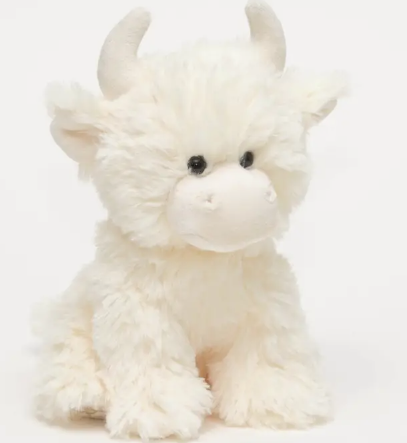 JOM MRT80354C Highland Cow Small Cream 8"