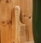 Bamboo Handled Comb