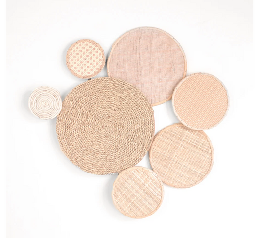 PD HX95003 Rattan And Hemp Rope Decor