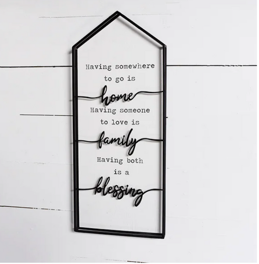 PD HX14297 House Share Tin Sign