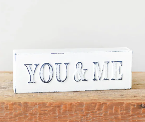 PD HX03074 You & Me Tin Block