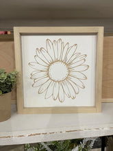 Load image into Gallery viewer, Sunflower 11X11 Wood Sign
