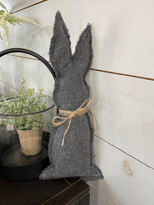 Hand Sewn Bunny Grey
