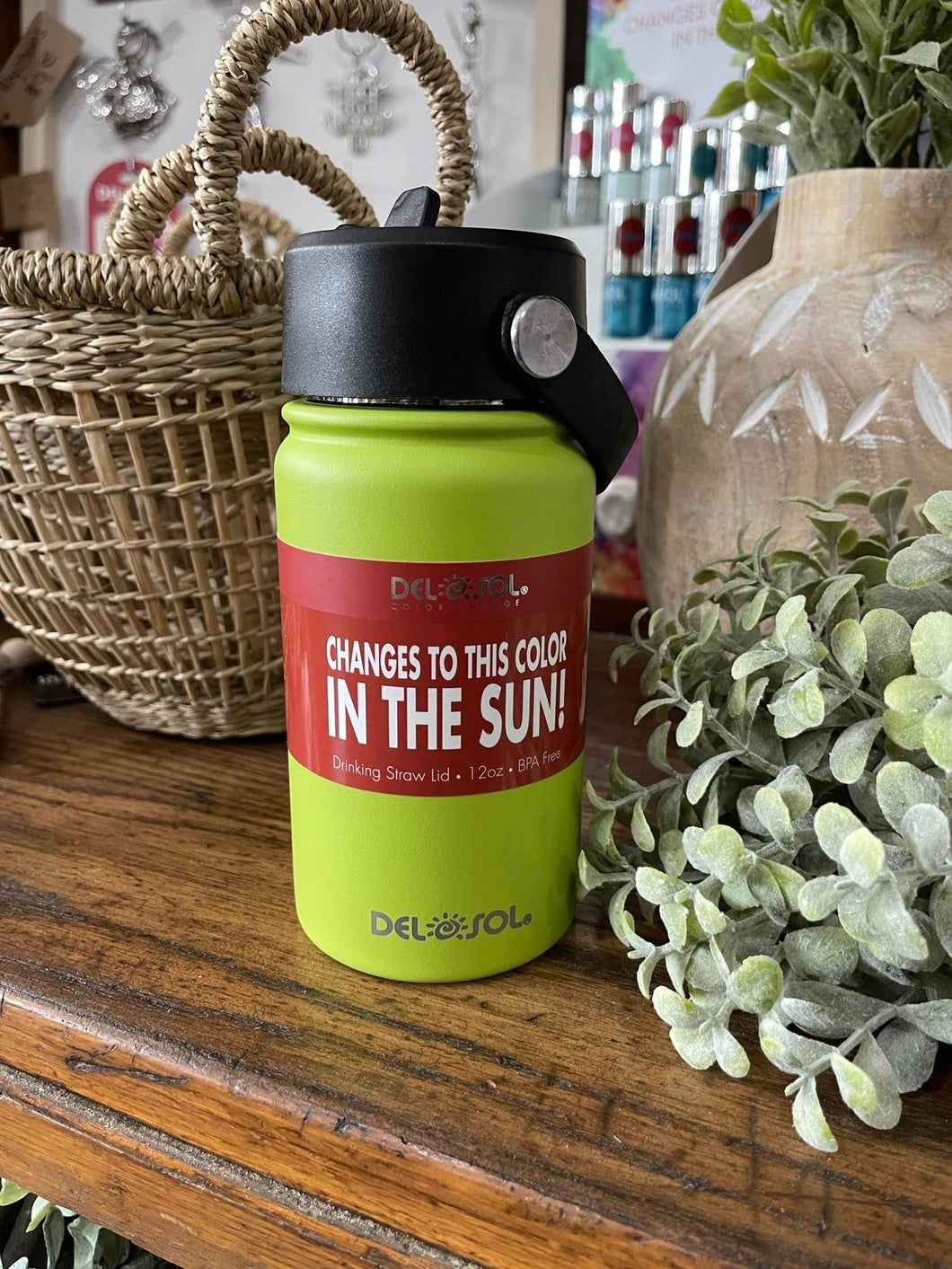 Del Sol 12oz Green To Red Water Bottle