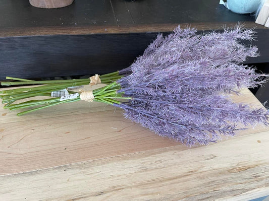 Purple Greenery Pick