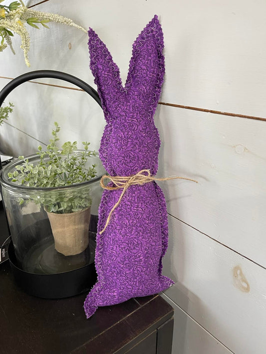 Hand Sewn Bunny Purple